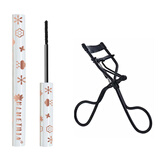 BLUETHIN超细刷头睫毛膏持久不易晕染纤长浓密自然卷翘顺滑流畅新手学生 木萄睫毛膏+睫毛夹