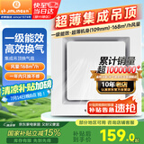金羚（JINLING）排气扇换气扇厨房卫生间集成吊顶大功率排风 BPT10-23-2G