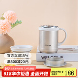 虎牌（TIGER）保温杯 办公型不锈钢真空杯茶滤网杯 水杯CWM-A035 350ml 金灰色NN 350ml