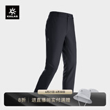 KAILAS凯乐石男款洛克PLUS软壳裤加绒保暖防静电耐磨弹力户外防风裤 KG2439338加长版 玄青黑 M