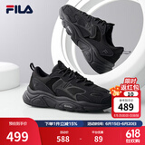 斐乐（FILA）跑步鞋老爹鞋男子跑步鞋MARSⅡ火星二代情侣款复古运动鞋休闲鞋 黑-BK-F12M141116F 41