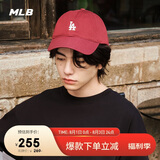 MLB棒球帽男女【女明星虞书欣同款】鸭舌帽软顶3ACP7701N-07WIS