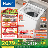 海尔（Haier）小红花波轮洗衣机 全自动懒人10公斤家用 家电国家补贴20%  一级能效以旧换新 XQS100-BE73M双动力