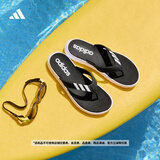 adidas COMFORT FLIP拖鞋人字拖男女阿迪达斯官方轻运动EG2069 黑色/白色 46 (285mm)