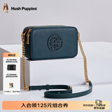 暇步士（Hush Puppies）单肩包女包轻奢品牌新款女士斜挎包链条包包时尚百搭潮流小方包 墨绿色HA-127270848