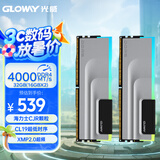 光威（Gloway）32GB(16GBx2)套装 DDR4 4000 台式机内存条 神武RGB系列 海力士CJR颗粒 