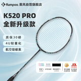 薰风（KUMPOO）羽毛球拍全碳素超轻初学者K520升级款熏风球拍K520 PRO 雅黑