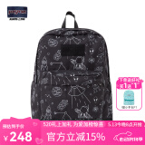 JANSPORT杰斯伯双肩包男旅行背书包电脑包女休闲学生校园情侣520 4QUEGX9航天物语-隔层+侧袋