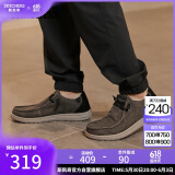 斯凯奇（Skechers）男鞋夏季懒人一脚蹬帆布鞋商务通勤低帮休闲鞋百搭软底板鞋66387