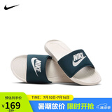 耐克NIKE休闲鞋男子一字拖鞋VICTORI休闲鞋CN9675-403海蓝41