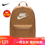 耐克（NIKE）男女双肩包背包 电脑包旅行包书包 DC4244-224 亚麻