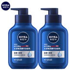 妮维雅（NIVEA）男士洗面奶控油抗痘黑头角质清爽不紧绷细致毛孔学生护肤新年套装 【干皮】补水精华洁面150gx2支