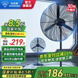 钻石牌（DIAMOND）【国家补贴】工业风扇大风力电风扇强力牛角扇大功率商用吹除甲醛工厂车间立式摇头落地风扇DY ZS-75店长推荐【铜芯款/工业飓风】 【好品质/敢承诺】本店支持两年换新