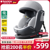 Heekin星悦-德国儿童安全座椅0-12岁汽车用婴儿宝宝360度旋转i-Size认证 旗舰PRO-星空灰(加配 遮阳篷)