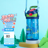 contigo康迪克儿童吸管塑料水杯夏季运动水杯450ML挖掘机HBC-STR057