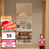 安尔雅 穿衣镜高清超白全身镜子无框粘贴墙卧室客厅试衣镜家用浴室镜