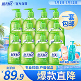 蓝月亮芦荟健康抑菌99.9%洗手液泡沫丰富滋润保湿300g*12瓶7.2斤