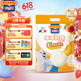 百吉福（MILKANA） 棒棒奶酪儿童低温奶酪棒 酸奶味+黄桃椰果果粒 500g/25支装 
