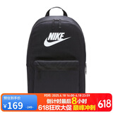耐克NIKE双肩包中性电脑包旅行HERITAGE休闲包书包 DC4244-010黑中