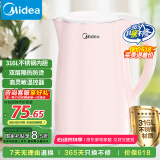 美的（Midea）电水壶电热水壶烧水壶家用 食品级316不锈钢 1500W快速加热 自动断电1.7升容量MK-HJ1705-PRO