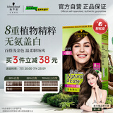 施华蔻（Schwarzkopf）怡然染发霜5.05炫舞金棕 染发剂植物染发膏自己染男女盖白发