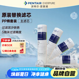 爱惠浦（Everpure）家用厨下 10寸/5微米 前置过滤各品牌通用净水器 PP棉滤芯4支装