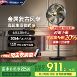 SOLEUSAIR舒乐氏空气循环扇金属风扇变频自动摇头落地扇家用台式遥控节能电扇hero 循环扇CL01