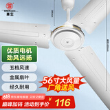 华生（Wahson）吊扇/电风扇/大风力宿舍工厂楼顶扇/工业风扇客厅厨房餐厅家用风扇交流定频风扇1.4米 FC-1400