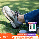 纳维凯尔（Navigare）意大利小帆船春季新款透气增高防滑轻便潮流男鞋老爹鞋休闲运动鞋 灰色【增高款】 适合 10℃-15℃ 42 (260mm)