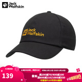 Jack Wolfskin狼爪男帽女帽春夏户外时尚运动休闲透气登山遮阳棒球帽鸭舌帽 1900673-6350/深灰色 均码
