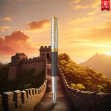派克（PARKER）新款钢笔礼盒卓尔寰宇遨游系列高端签字笔18K金笔尖古迹巡礼长城特别版墨水笔 卓尔古迹巡礼特别版【墨水笔·18K金笔尖】
