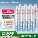维德氧气瓶便携孕妇老人吸氧机高原旅游医用氧气罐1000ml*8瓶