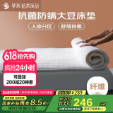 罗莱家纺 床垫四季加厚防滑宿舍软垫双人可折叠床褥子 1.8米床
