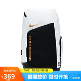 耐克NIKE双肩包中性背包电脑包HOOPS ELITE休闲包书包DX9786-100白大