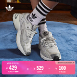 adidas 贝果鞋 ASTIR经典复古厚底增高老爹鞋男女阿迪达斯三叶草   灰色 JH7349   38.5