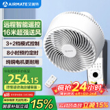 艾美特（AIRMATE）空气循环壁扇壁挂式电风扇家用商用转页扇餐厅宿舍食堂工业工程风扇大风量遥控墙壁风扇 FW23-R7