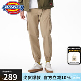 dickies休闲裤 男女同款新复古回潮印花多口袋束口工装裤百搭8 沙色 30