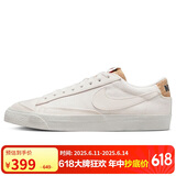 耐克NIKE板鞋男经典BLAZER LOW '77运动鞋DV7231-001米黄42