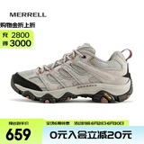 迈乐（Merrell）官方店男女款户外登山徒步鞋减震MOAB 3迈越者轻量防滑耐磨透气 J036346米白（女款） 38