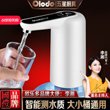 欧乐多（Olodo）桶装水抽水器电动饮水机抽水泵压水器自动上水器家用纯净水吸水器 月光白【豪华智能水质监测款 】