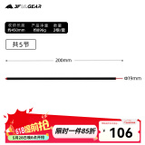 三峰出 天幕铝杆7075加厚加粗航空铝合金户外天幕撑杆加强铁杆 19MM*2米(7075铝合金)2根装