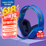 罗技（G）G733 无线头戴式游戏耳机 7.1环绕声降噪电脑电竞耳机麦克风 RGB灯效 LOL吃鸡FPS听声辩位 蓝色