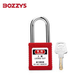 京东自营BOZZYS BD-G01 KA通开工业安全挂锁钢制38*6MM上锁挂牌LOTO能量隔离停工检修防护锁具