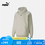 彪马PUMA【尺码偏大】针织卫衣男子连帽休闲套头衫刺绣534364 XL