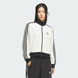 阿迪达斯 （adidas）三叶草系列 女 KNIT TT 针织外套 KC2649 白色  M 