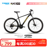 千里达（TRINX）MA360山地车男女21速碟刹越野自行车青少年中学生成人通勤单车 MA360-黑金 21速 铝合金 26*17英寸 推荐160-175cm 21速