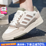 阿迪达斯（adidas）三叶草男鞋 2025夏季新款运动鞋防滑耐磨复古板鞋时尚潮流休闲鞋 白/粉棕/银灰/新到货【主推款】 41 (内长255mm)