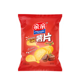亲亲（Qinqin）膨化休闲零食大包装虾条薯片任选经典口味怀旧膨化洋葱圈薯条 薯片孜然烤肉味