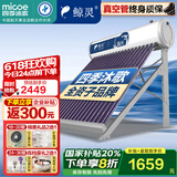 四季沐歌出品太阳能热水器家用 一级能效 抗风加厚支架 节能防冻热水器 晒一天用七天 全国联保 20根 155L 蓝光WIFI款无安装