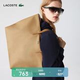 LACOSTE法国鳄鱼女包优雅大容量时尚单肩包托特包女|NF1888PO C87/卡其色 00